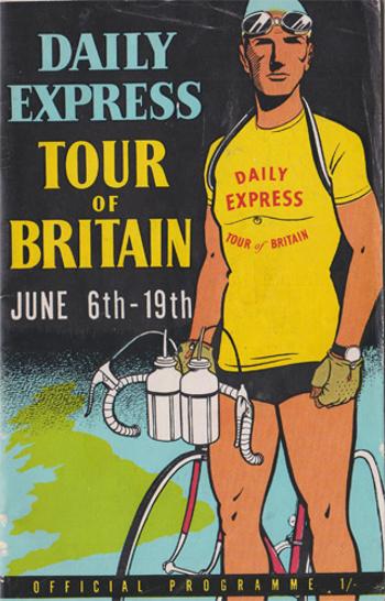 1954-Tour-of-Britain-official-programme-daily-express-june-6th-19th-milk-race-great-yarmouth-london-cycle-cycling-memorabilia-bicycle-Eugene-Tamburlini-winner