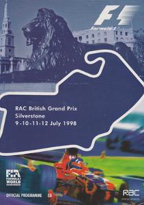 1998-British-Grand-Prix-souvenir-official-programme-silverstone-racetrack-formula-one-memorabilia-f1-gp