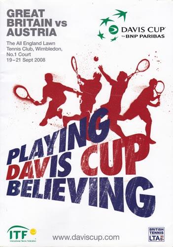 2008-davis-cup-tennis-memorabilia-great-britain-v-austria-programme-all england club wimbledon-lta