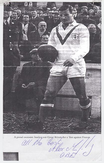 ALEX MURPHY memorabilia signed Rugby League magazine pic Great Britain rugby memorabilia