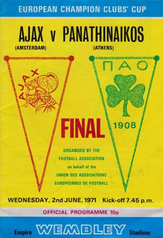 Ajax-football-memorabilia-amsterdam-v-panathinaikos-1971-european-cup-final-wembley-stadium-programme-johan-cruyff-holland-athens-uefa
