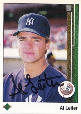 Al-Leiter-autograph-signed-new-york-yankees-baseball-memorabilia-pitcher-upper deck trading-card-nyy