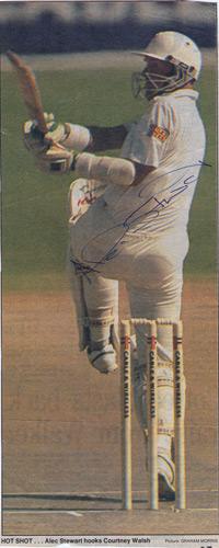 Alec-Stewart-autograph-signed-Surrey-CCC-Cricket-memorabilia-England-test-match-West-Indies