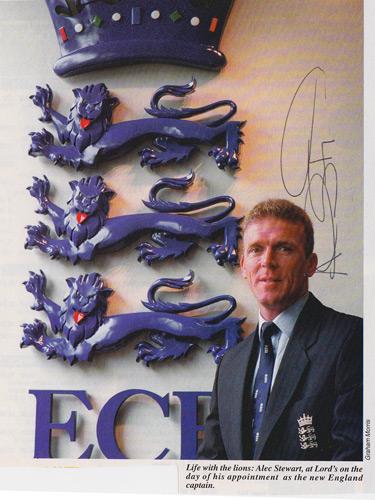 Alec-Stewart-autograph-signed-Surrey-CCC-Cricket-memorabilia-England-test-match-captain-ECB