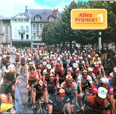 Allez-France-BBC-French-Language-Course-Learning-LP-album-record-Cycling-memorabilia-tour-de-france