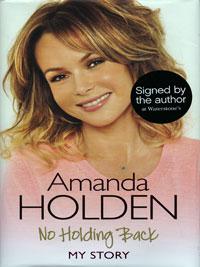 AMANDA HOLDEN (Britain's Got Talent, Cutting It & Shrek the Musical) signed autobiography