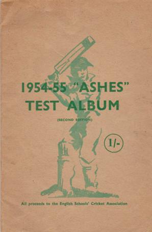 Australia-Ashes-cricket-memorabilia-1954-1955-tour-review-booklet-England-Schools-cricket-Association-54-55