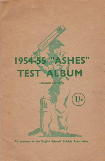 Australia-Ashes-cricket-memorabilia-1954-1955-tour-review-booklet-England-Schools-cricket-Association-54-55