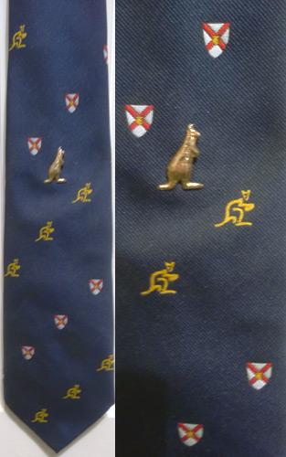 Australia-rugby-memorabilia-wallaby-tie-pin-Aussie-Australian-rugby-union-blue-gold-allez-MCM-neck-tie-clothing-Wallabies-rugby-rugger