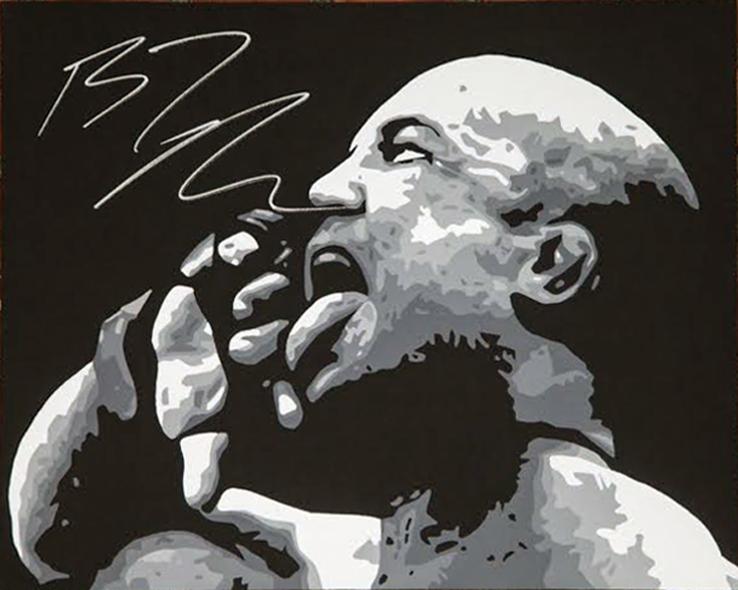 BJ-PENN-memorabilia-signed-UFC-memorabilia-Mike-Ramirez-Fine-Art-Painting-The-Prodigy-autograph