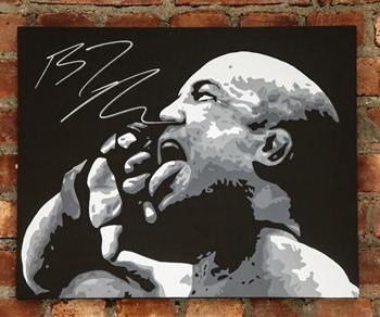 BJ-PENN-memorabilia-signed-UFC-memorabilia-Mike-Ramirez-Fine-Art-Painting-The-Prodigy-autograph-wall-350