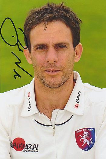 BRENDAN-NASH-memorabilia-Brendan-Nash-autograph-signed-Kent-cricket-memorabilia-KCCC-zip-up-Balreed-Cardy-Samurai-cricket-shirt-number-40-West-Indies-Australia