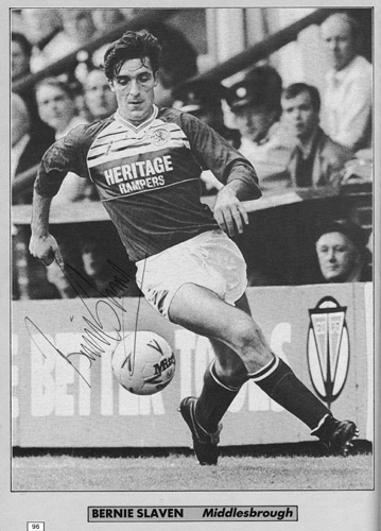 Bernie-Slaven-autograph-signed-Middlesbrough-fc-football-memorabilia-signature-northern-ireland-forward-striker-goal-scorer-boro