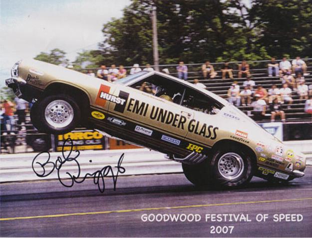 Bob-Riggle-autograph-signed-goodwood-festival-of-speed--motor-racing-memorabilia-stunt-driver-hurst--hemi-under-glass