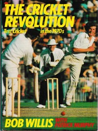 bob willis signed the cricket revolution book 