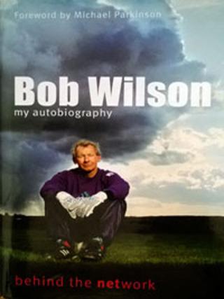 Bob-Wilson-autograph-signed arsenal football memorabilia gunners scotland goalkeeper afc soccer autobiography book behind the network