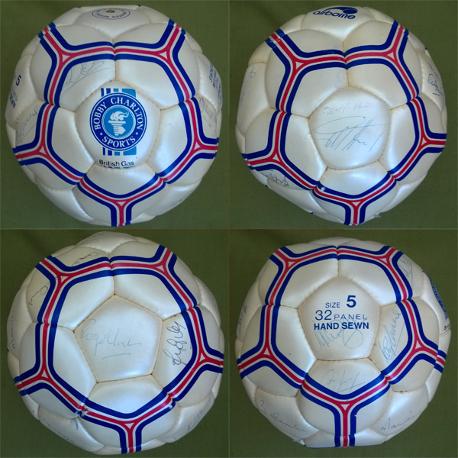 Bobby-Charlton-signed-football-autograph-soccer-ball-Man-Utd-Manchester-United-England-sports-british-gas-hurst-peters-ball-hunt-Sir-Robert-MUFC-memorabilia
