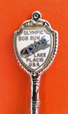 Bobsleigh-memorabilia-Lake-Placid-Winter-Olympic-Games-1980-Bob-Run-Tea-Spoon-Fort-USA-Olympics-Silver