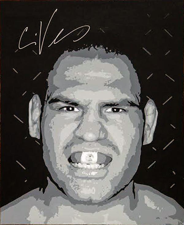 CAIN-VELASQUEZ-memorabilia-signed-UFC-artwork-Mike-Ramirez-fine-art-MMA-autograph