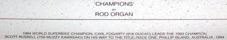 CARL-FOGARTY-memorabilia-Superbike-memorabilia-signed-print-Champions-Rod-Organ-Scott-Russell-memorabilia-Foggy-autograph-motor-cycle-memorabilia