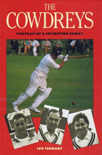 COLIN-COWDREY-autograph-signed-biography-The-Cowdreys-Chris-Cowdrey-memorabilia-Graham-Cowdrey-kent-cricket-memorabilia-england-MCC-signature-Ivo-Tennant-1990