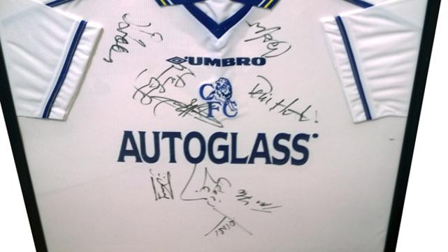 Chelsea-football-memorabilia-signed-autographs-away-shirt-white-cfc-zola-lampard-desailly-wise-flo-sutton-ferrer