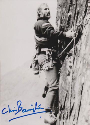 Chris-Bonnington-autograph-signed-mountaineering-memorabilia-mount-everest-matterhorn-K2-climber-mountain-climbing-adventure-sport-sir