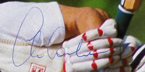 Chris-Cowdrey-autograph-Kent-CCC-cricket-memorabilia-signed-Cricketer-magazine-poster-England-signature