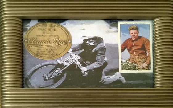 Claude-Rye-speedway-memorabilia-1937-John-Player-tobacco-card-wimbledon-motor-cycle-bike-collectable-vintage-metal-decal-Fulham-Millbank-shop