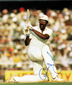 Clive Lloyd memorabilia signed West Indies cricket pic