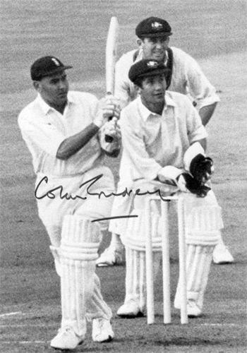 Colin-Cowdrey-autograph-signed-Kent-cricket-memorabilia-KCCC-sir-lord-England-captain-photo-MCC