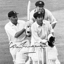 Colin-Cowdrey-autograph-signed-Kent-cricket-memorabilia-sir-lord-England-captain-MCC-KCCC