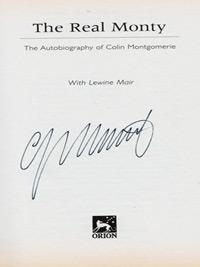 Colin-Montgomerie-autograph-signed-autobiography-golf-memorabilia-ryder-cup-captain-legend-real-monty-lewine-mair-book-2006-K-club-ireland-scotland-signature-first-edition-orion