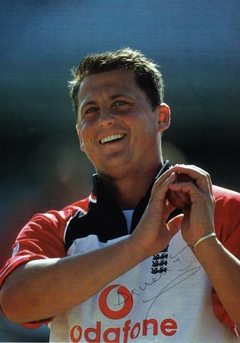 DARREN-GOUGH-autograph-signed-Yorkshire-cricket-memorabilia-England-signed-Test-Match-bowling-Yorks-ccc-Goughie-Dazza-Strictly