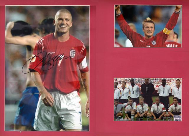 DAVID-BECKHAM-memorabilia-David-Beckham-autograph-signed-Man-Utd-Football-memorabilia-England-soccer-memorabilia-Manchester-United-captain-Real-Madrid