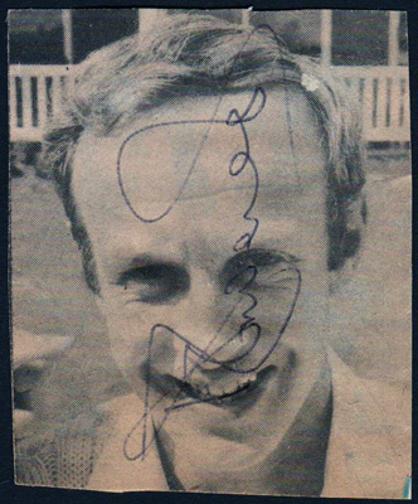 DEREK-UNDERWOOD-autograph-signed-Kent-cricket-memorabilia-deadly-england-test-cricket-portrait
