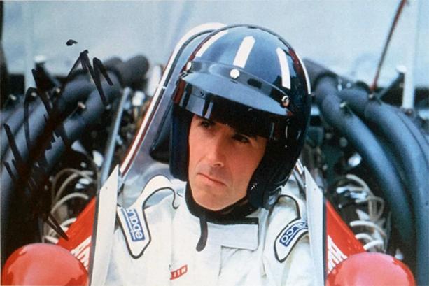 Damon-Hill-autograph-signed-Formula-One-F1-World-Champion-motor-racing-memorabilia-Williams