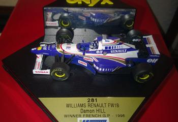 Damon-Hill-memorabilia-Formula-One-F1-Williams-Renault-FW18-French-Grand-Prix-winner-1996