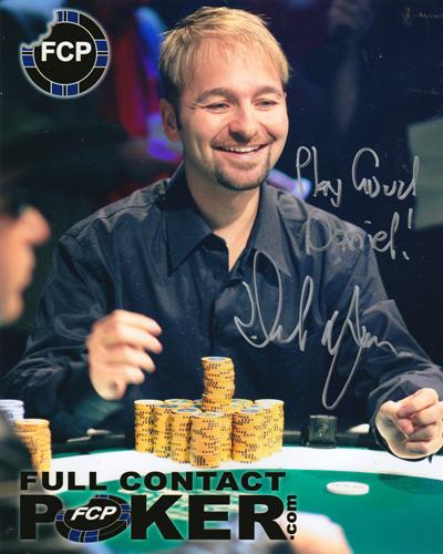 Daniel-Negreanu-memorabilia-autograph-signed-Full-Contact-Poker-memorabilia-FCP-Kid-Poker-WSOP-Word-Series-of-Poker-memorabilia-WPT-World-Poker-Tour-Texas-Hold-Em-Poker
