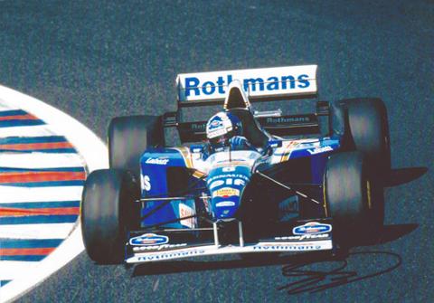 David-Coulthard-memorabilia-autograph-signed-formula-one-memorabilia-1995-Williams-F1-memorabilia-grand-prix-driver-scotland-motorsport-memorabilia-bbc-tv-commentator
