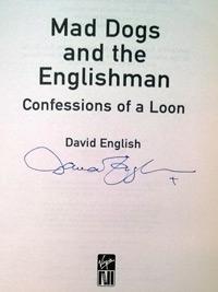 DAVID ENGLISH (founder of the  Bunbury Cricket Club) signed autobiography  
