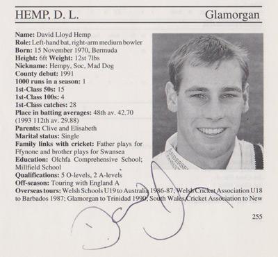 David-Hemp-autograph-signed-glamorhgan-cricket-memorabilia-signature-1995-county-cricketers-whos-who