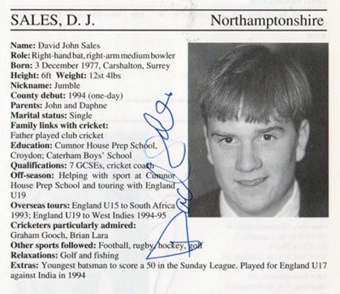 David-Sales-autograph-signed-northamptonshire-cricket-memorabilia-northants-ccc-England-batsman-signature