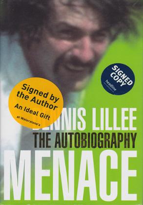 Dennis-Lillee-signed-autobiography-Menace-australian-cricket-memorabilia-autograph-book-cover-Waterstones-350
