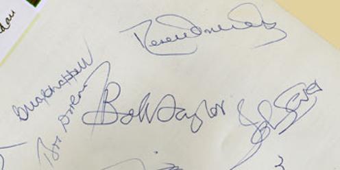 Derek-Randall-memorabilia-signed cricket memorabilia autographs 1977 Ashes Test