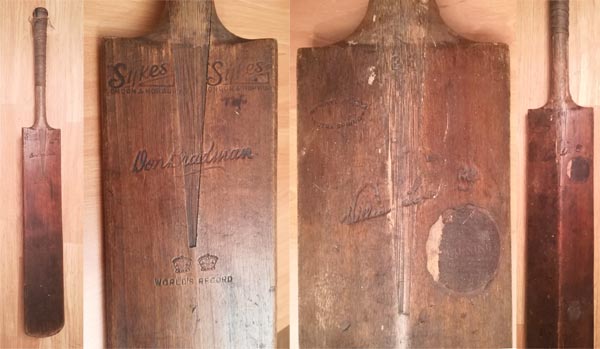Don-Bradman-autograph-signed-australia-cricket-memorabilia-sykes-world-record-bat--willow-new-south-wales-sir