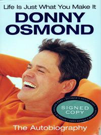 DONNY OSMOND signed copy of
