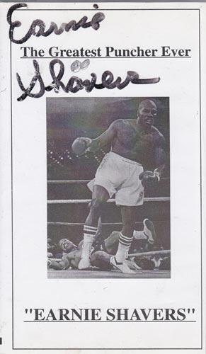 Earnie-Shavers-autograph-signed-boxing-memorabilia-heavyweight-greatest-puncher-ever-video-Mr-Devastation-boxer