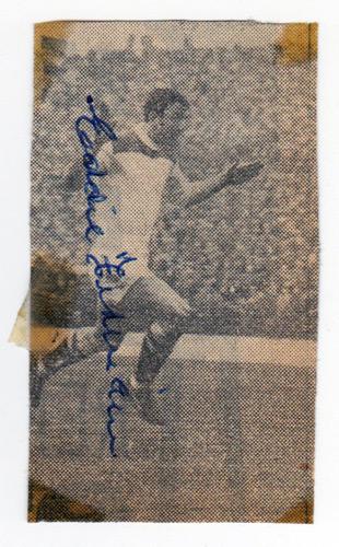 Eddie-Firmani-autograph-signed-Charlton-Athletic-football-memorabilia-CAFC-Football-with-the-Millionaires-South-Africa-Sampdoria-Inter-Milan-Italy-Tampa-Bay-Rowdies