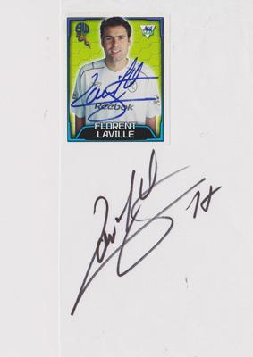 Florent-Laville-autograph-signed-Bolton-Wanderers-fc-football-memorabilia-signature-lyon-france-defender-2010-11-premier-league-player-card-sticker